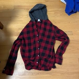 Red and black flannel